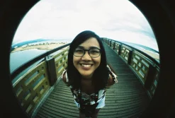 Cheap Fisheye No. 2 Grape Jam 35 mm Camera Experimental