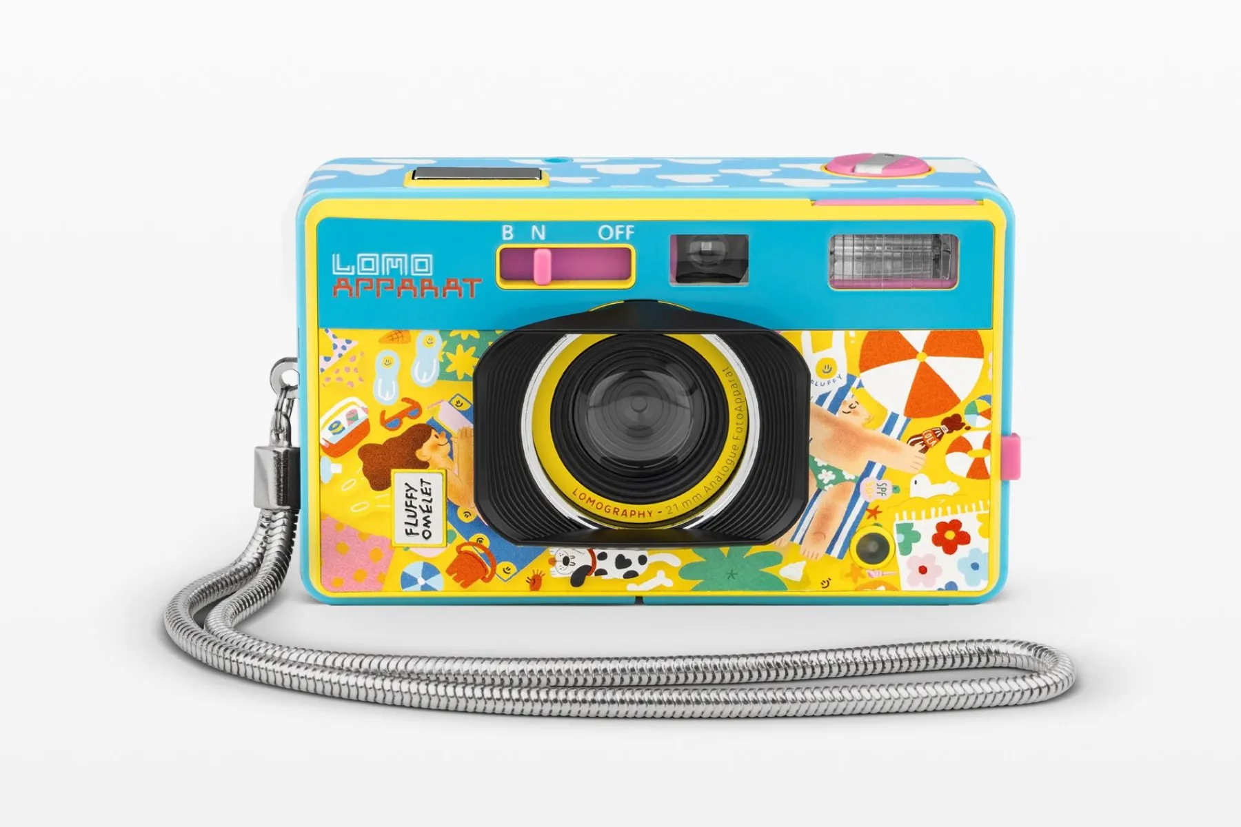 Hot LomoApparat 21 mm Wide-angle Camera Fluffy Omelet Edition Experimental|Lomoapparat