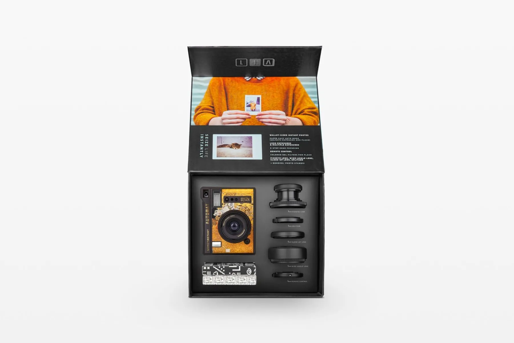 Clearance Lomo’Instant Automat & Lenses Klimt Gold Leaf Edition Cameras