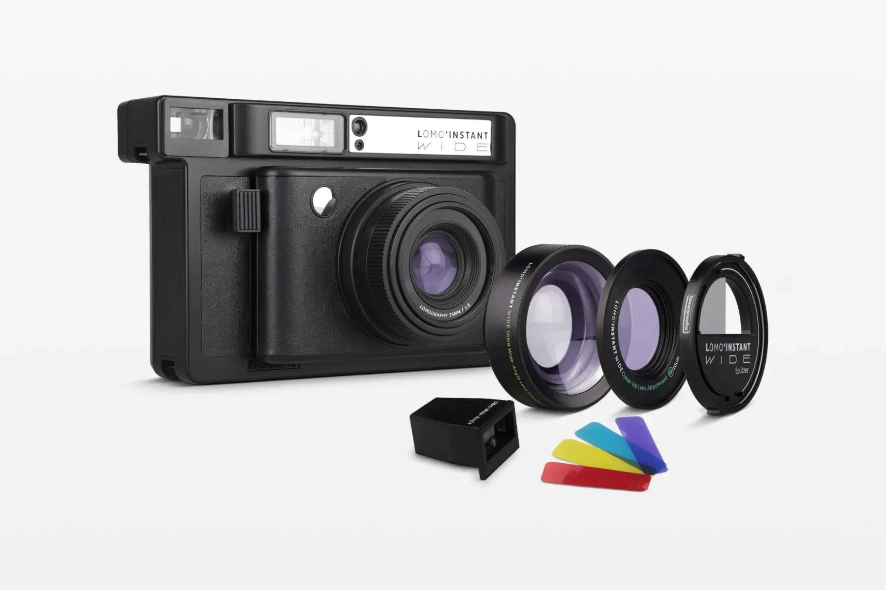 Clearance Lomo’Instant Wide Camera & Lenses Black Edition Cameras