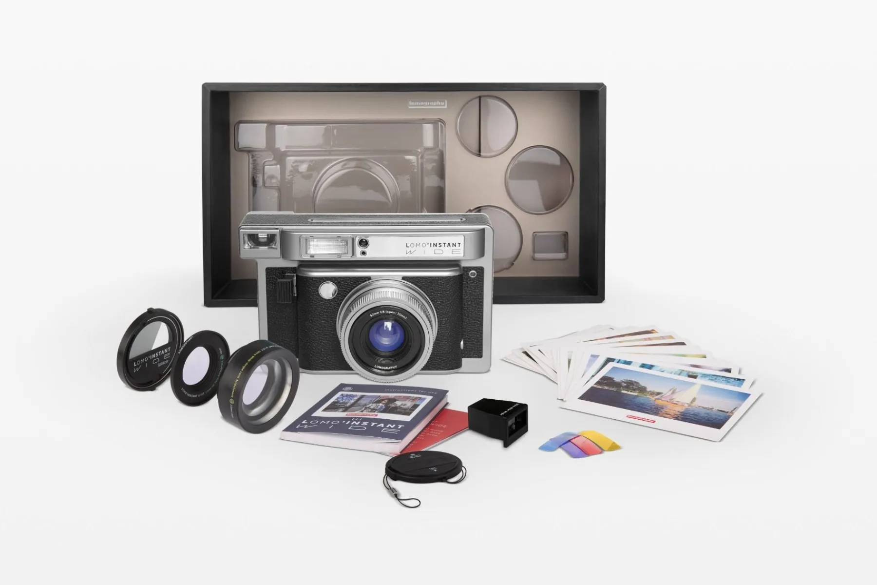 Best Sale Lomo’Instant Wide Camera & Lenses Monte Carlo Edition Cameras