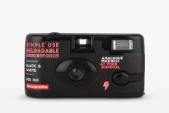 New Simple Use Reloadable Film Camera Black & White Simple Use