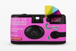 Fashion Simple Use Reloadable Film Camera LomoChrome Purple Lomochrome Films|Simple Use