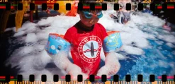 Fashion Sprocket Rocket 35 mm Panoramic Camera Peacock Experimental